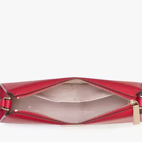 NWT Kate Spade Kenzie Limited Edition Mini Crossbody in Perfect Cherry Red - Picture 7 of 8